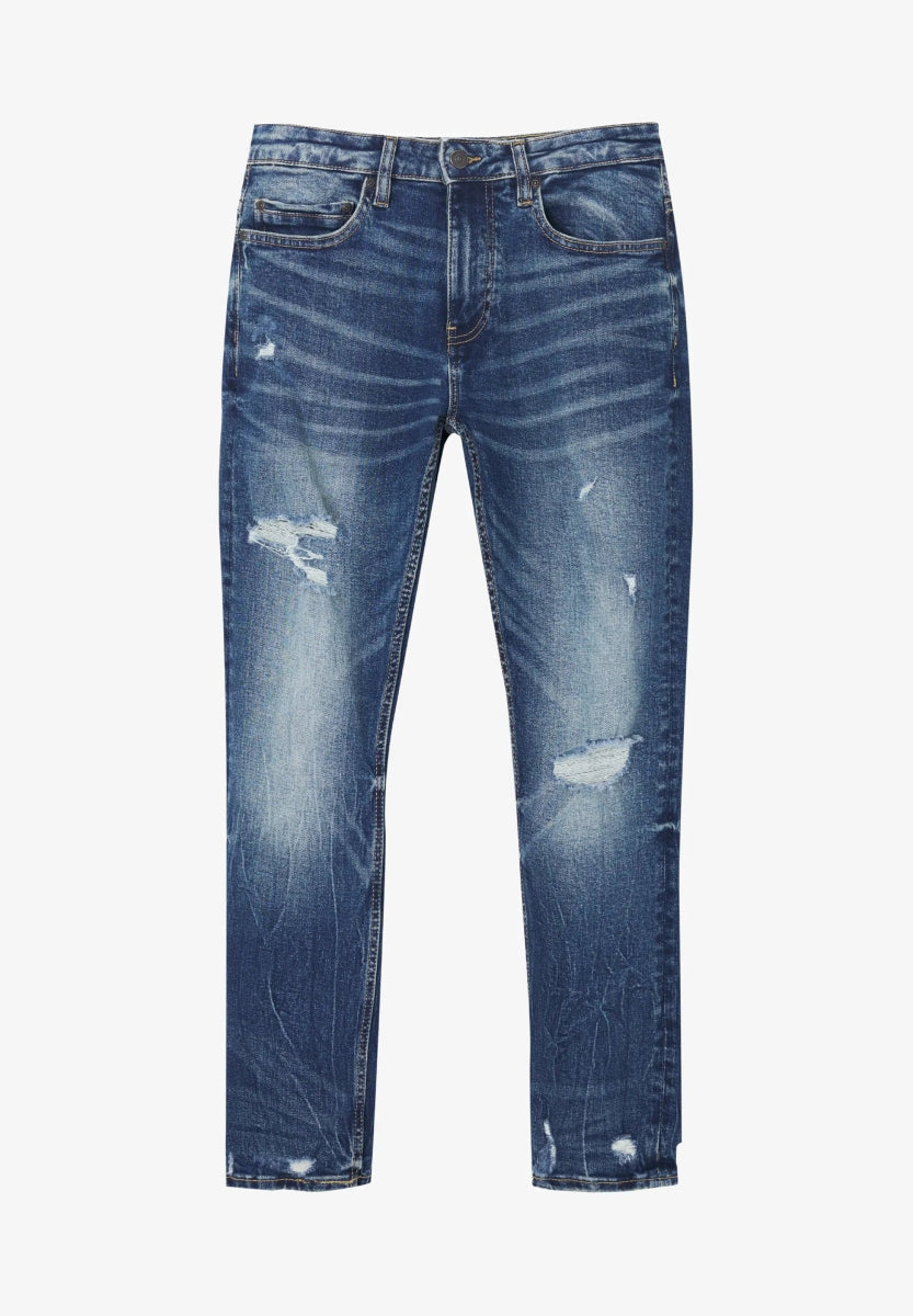 PULL&BEAR Slim Jeans - Dark Blue - Smgarment's