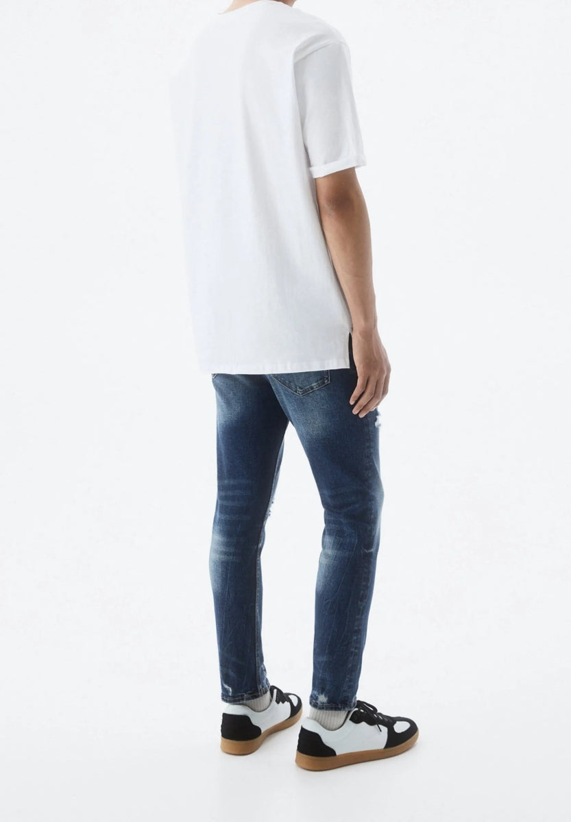 PULL&BEAR Slim Jeans - Dark Blue - Smgarment's