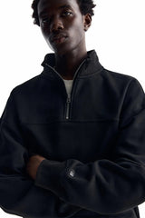 PULL&BEAR SWEATSHIRT WITH ZIP - UP COLLAR - SMgarment's