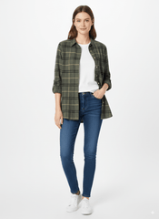 PULP & CURVE WOMENS CHECK SHIRT - Smgarment's