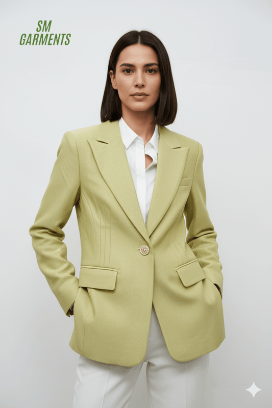 QQYE High Quality Women's Fashionable Office Blazer - Smgarment's