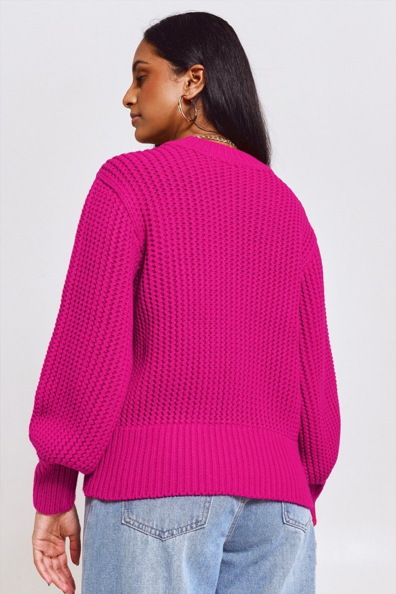 QR OAKRIDGE Womens Chunky Crew Knit - Smgarment's