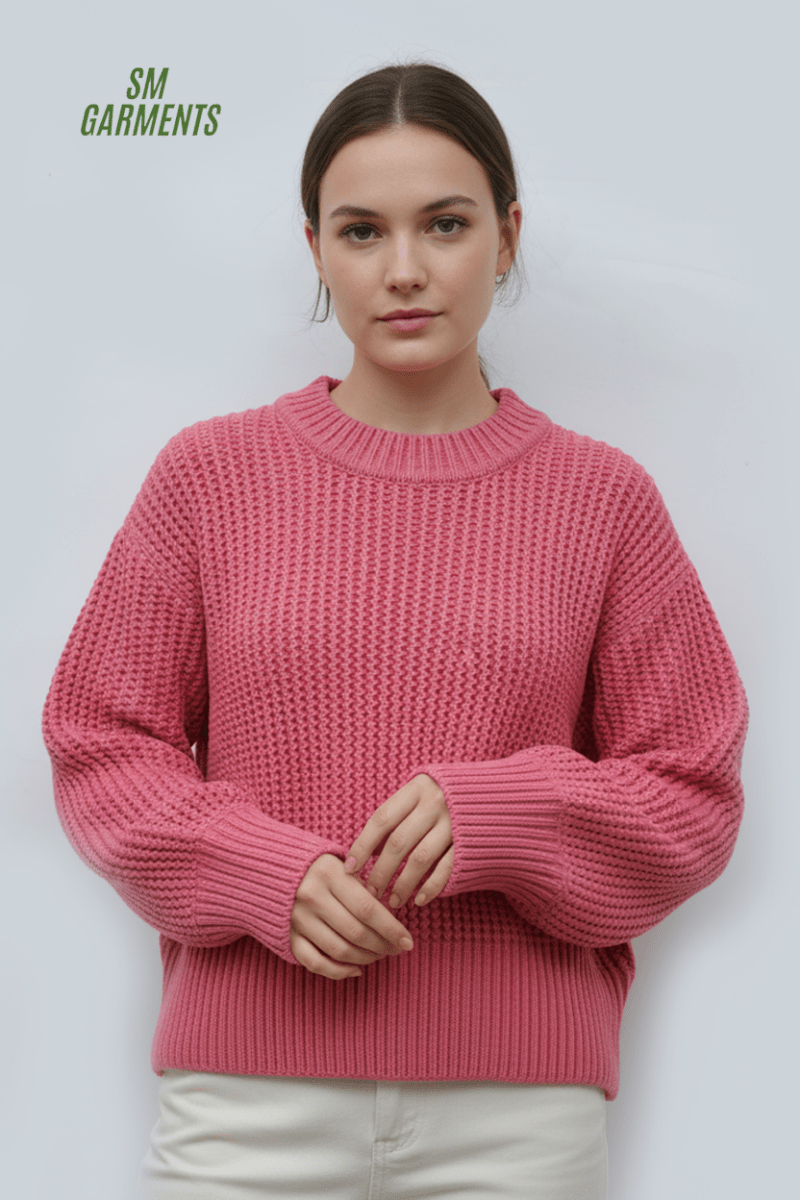 QR OAKRIDGE Womens Chunky Crew Knit - Smgarment's