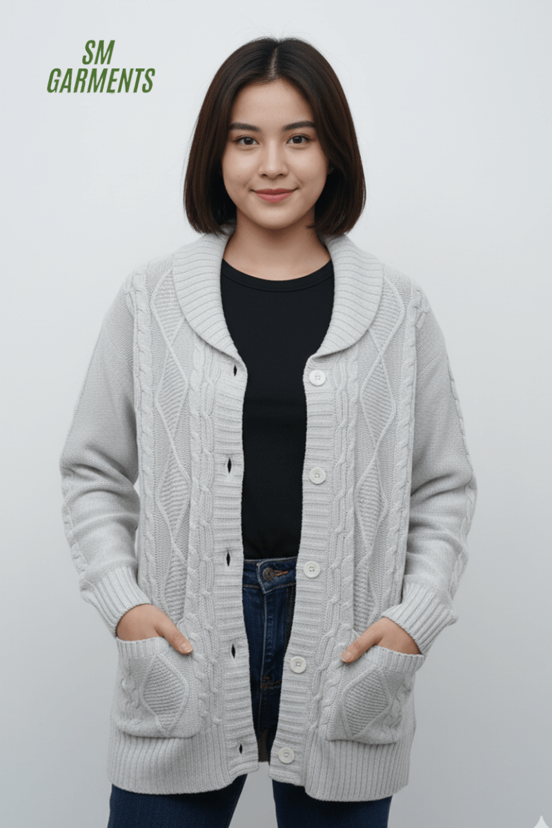 QR OAKRIDGE WOMENS FASHION CARDIGAN - Smgarment's