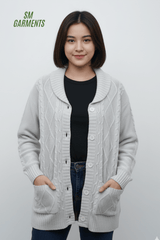 QR OAKRIDGE WOMENS FASHION CARDIGAN - Smgarment's