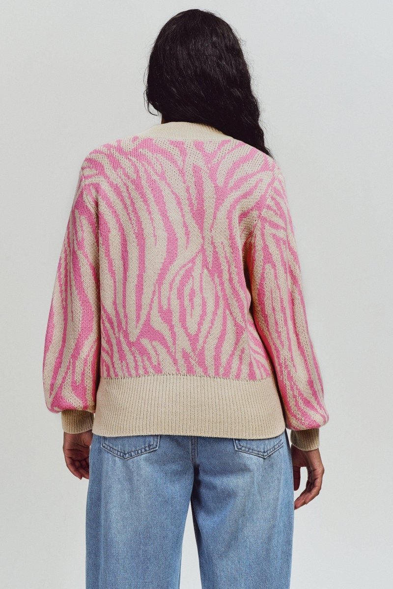 QR OAKRIDGE WOMENS PRINTED CARDIGANS - Smgarment's