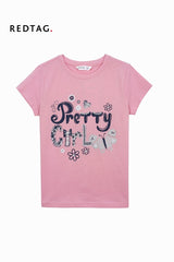 RED TAG GIRLS Printed T-Shirt - Smgarment's