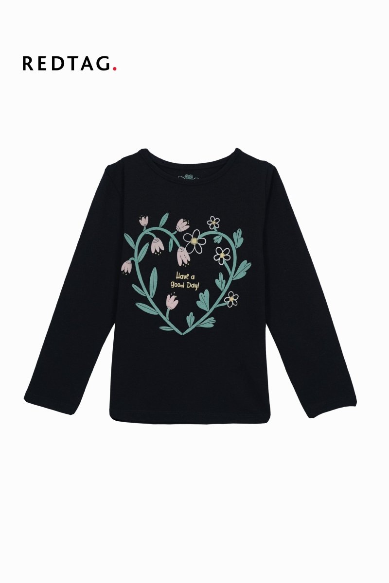 RED TAG GIRLS Printed T-Shirt - Smgarment's