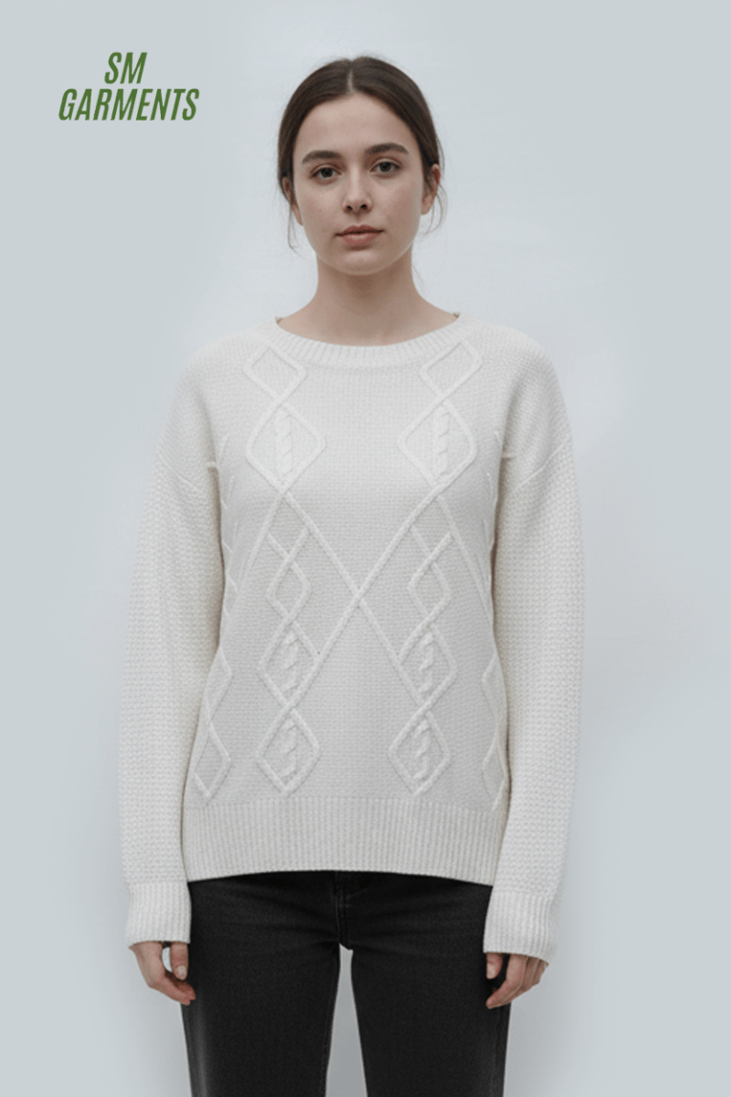 RED WOMENS FASHION SWEATER - Smgarment's