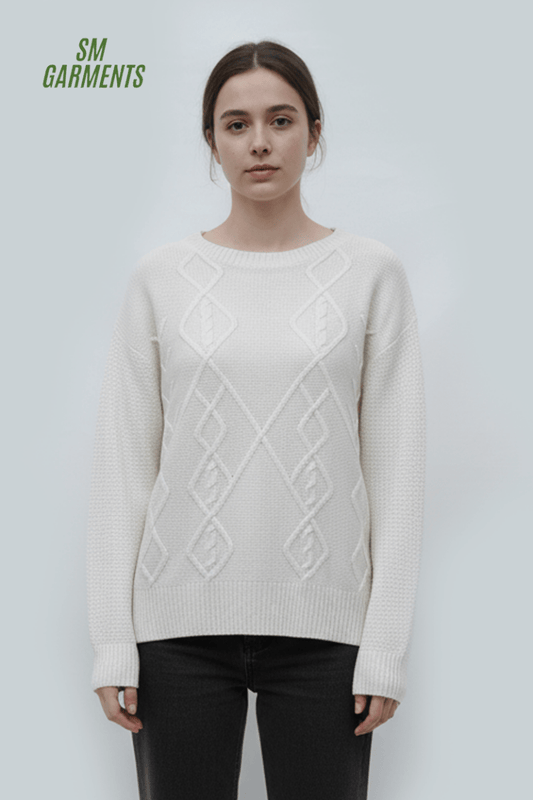 RED WOMENS FASHION SWEATER - Smgarment's