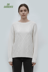 RED WOMENS FASHION SWEATER - Smgarment's