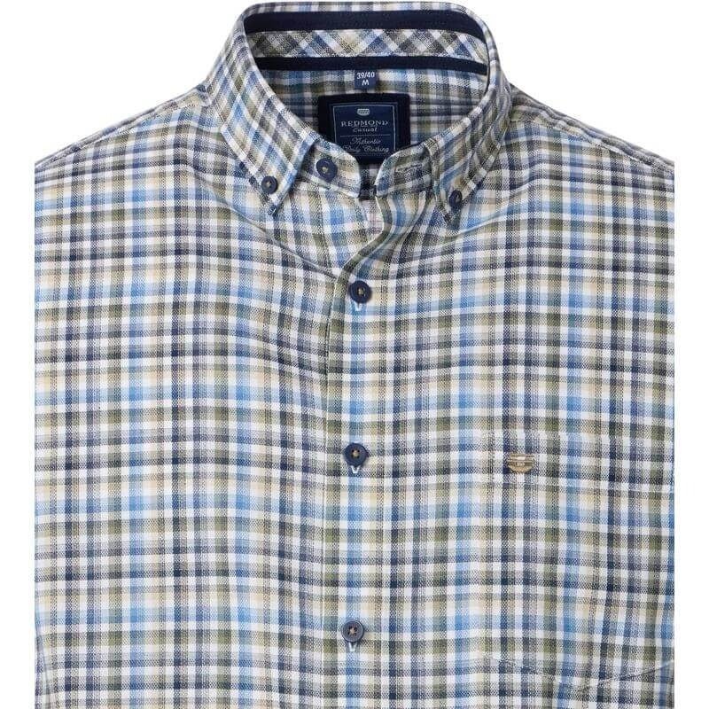 REDMOND Casual Men's Checkered Shirt - Smgarment's