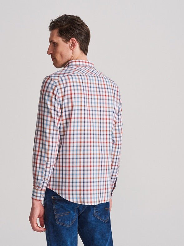 Regular Fit Checked Shirt - Smgarment's