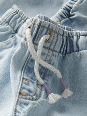 RESERVED Classic denim parachute trousers - SMgarment's