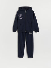 RESERVED Hoodie and trousers set made of cotton jersey. - Smgarment's