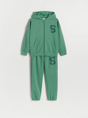 RESERVED Hoodie and trousers set made of cotton jersey. - Smgarment's