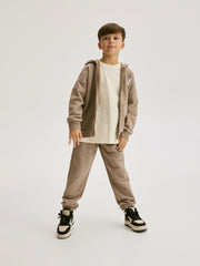 RESERVED Hoodie and trousers set made of cotton jersey. - Smgarment's