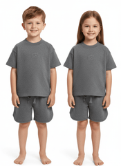 RESERVED Kids Elephant Emblem Tee & Shorts Loungewear Set - Smgarment's