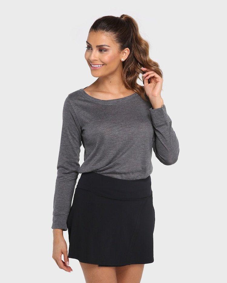 Riachuelo Sport Knit Blouse - Grey Blend - SMgarment's