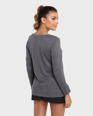 Riachuelo Sport Knit Blouse - Grey Blend - SMgarment's