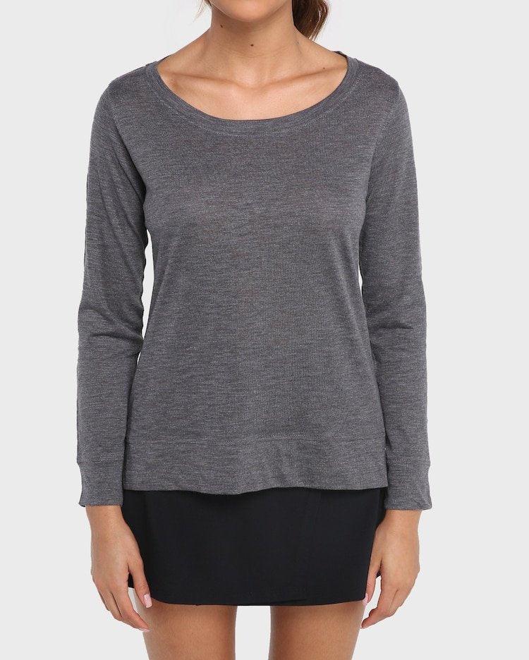 Riachuelo Sport Knit Blouse - Grey Blend - SMgarment's