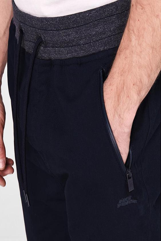 Ribbed Waist Chinos Mens - SMgarment's