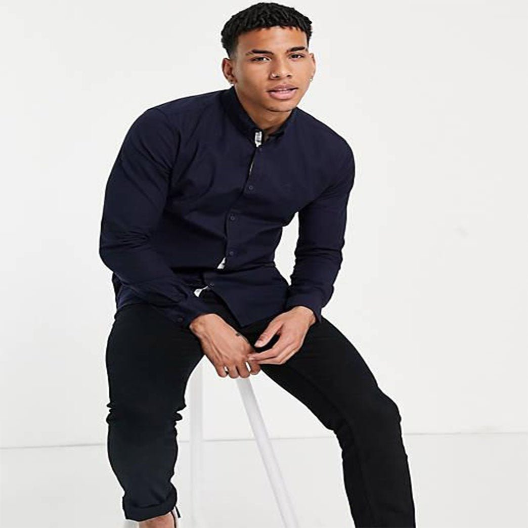 RIVER ISLAND Maison Riviera Oxford Shirt - Smgarment's