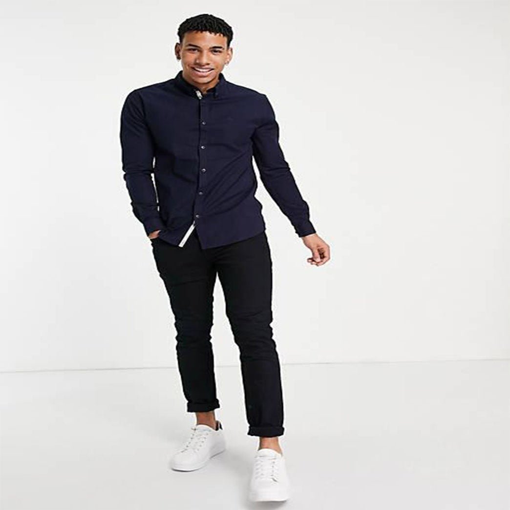 RIVER ISLAND Maison Riviera Oxford Shirt - Smgarment's