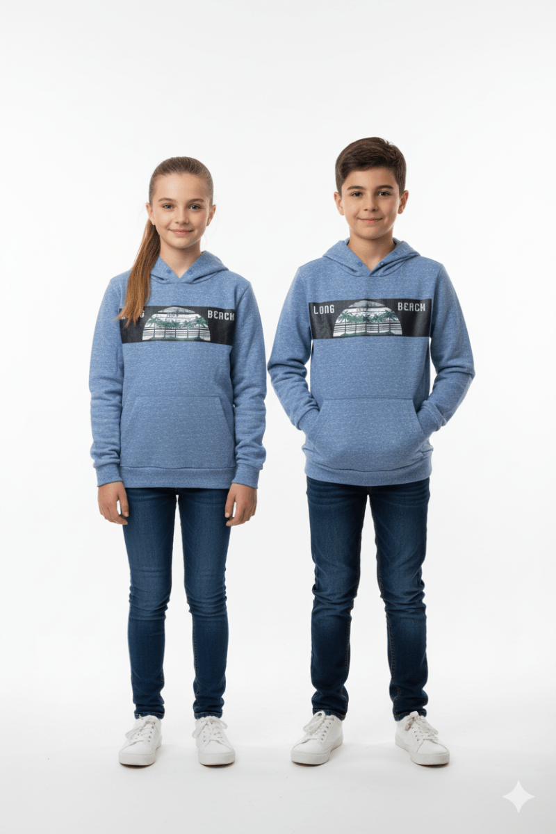 ROAD WEAR KIDS BEACH PRINT HOODIE - Smgarment's