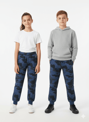 ROAD WEAR KIDS CEMOFLAGE TROUSER (BLUE) - Smgarment's