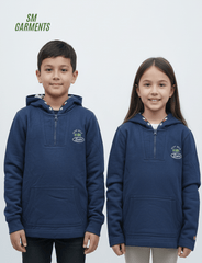 ROAD WEAR KIDS HALF ZIPPER HOODIE - Smgarment's