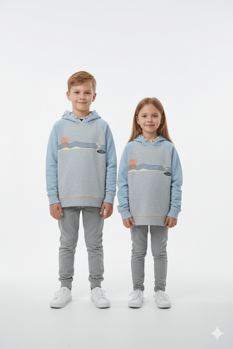 ROADWEAR KIDS BEACH PRINTED HOODIE - Smgarment's