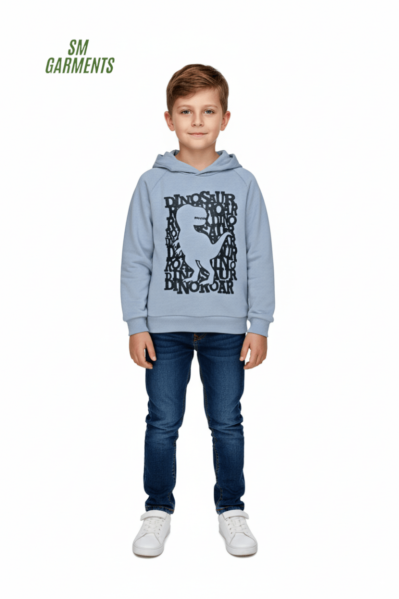 ROADWEAR KIDS DINOSAUR PRINTED HOODIE - Smgarment's