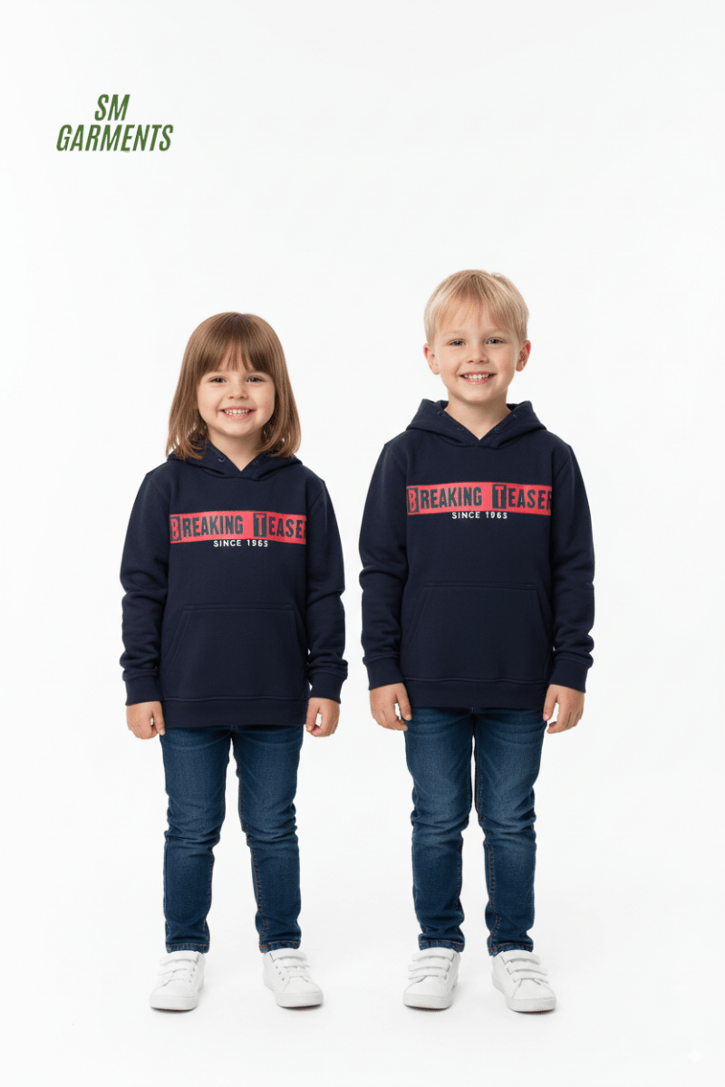 ROADWEAR Kids’ Navy Blue "Breaking Tease" Hoodie - Smgarment's