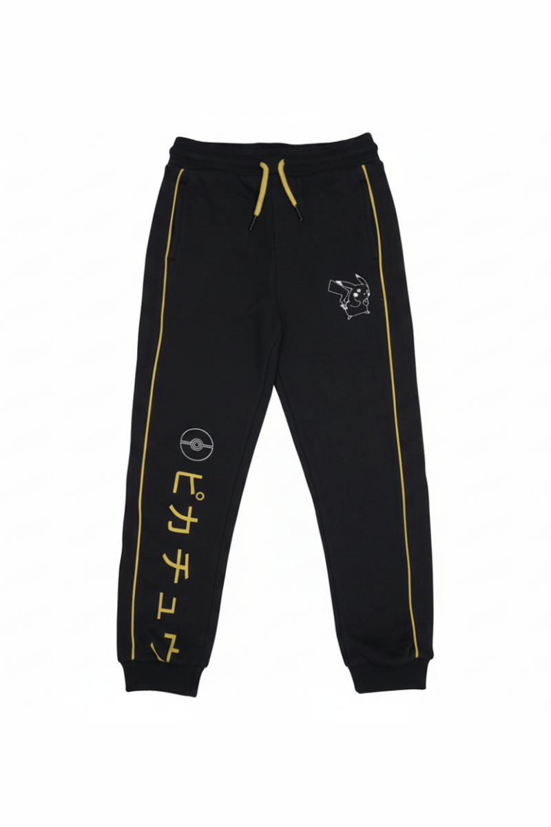 ROADWEAR KIDS Pokémon Pikachu Black Jogger Trouser - Smgarment's
