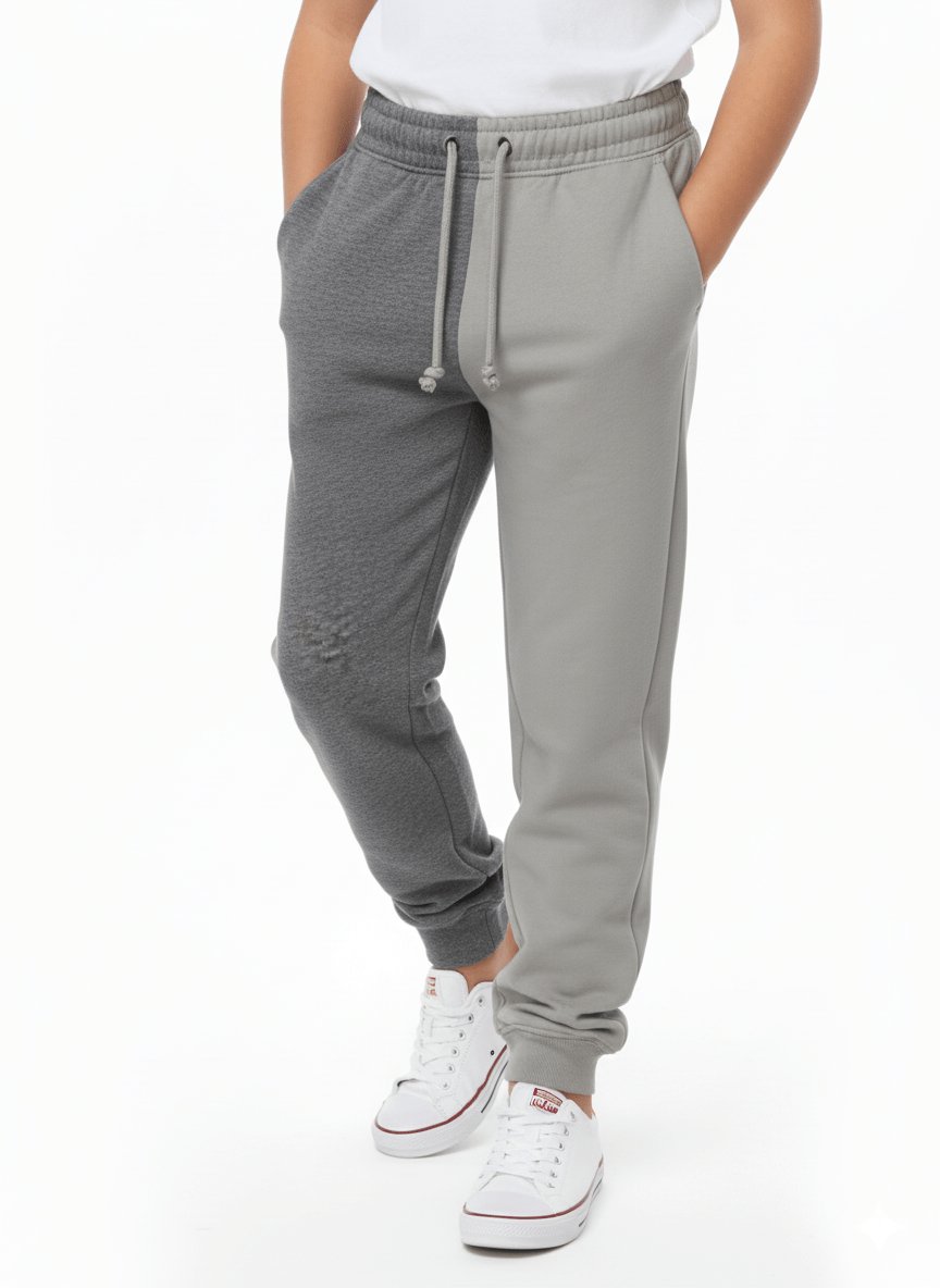 ROADWEAR KIDS Two - Tone Split Color Fleece Jogger Trouser - Smgarment's