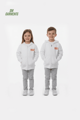 ROADWEAR kids’ White Zip - Up Hoodie - Smgarment's