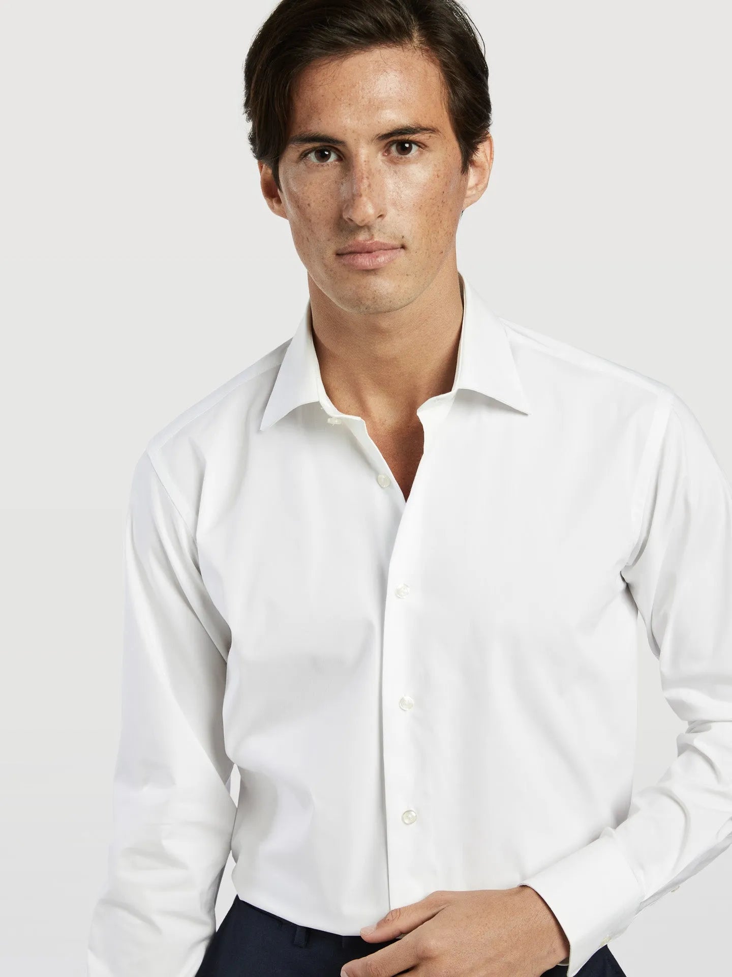 SACOOR BLUE SLIM FIT SHIRT - SMgarment's