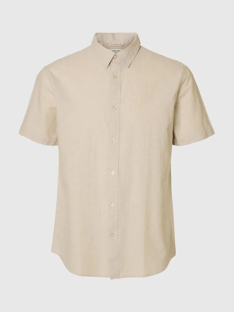 SELECTED HOMME CLASSIC SHORT SLEEVED SHIRT - Smgarment's