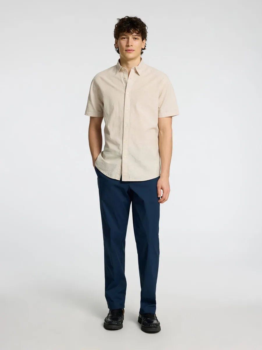 SELECTED HOMME CLASSIC SHORT SLEEVED SHIRT - Smgarment's