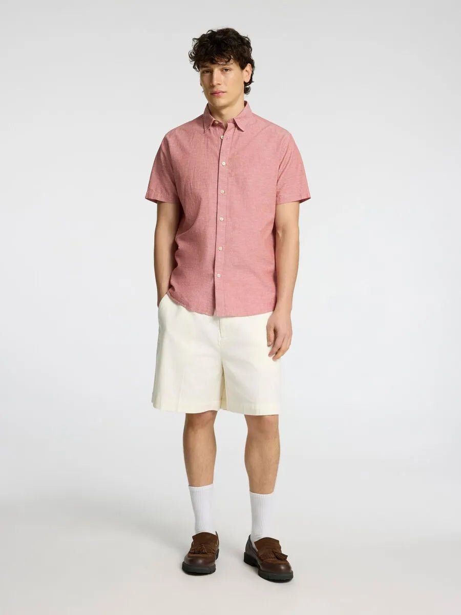 SELECTED HOMME CLASSIC SHORT SLEEVED SHIRT - Smgarment's