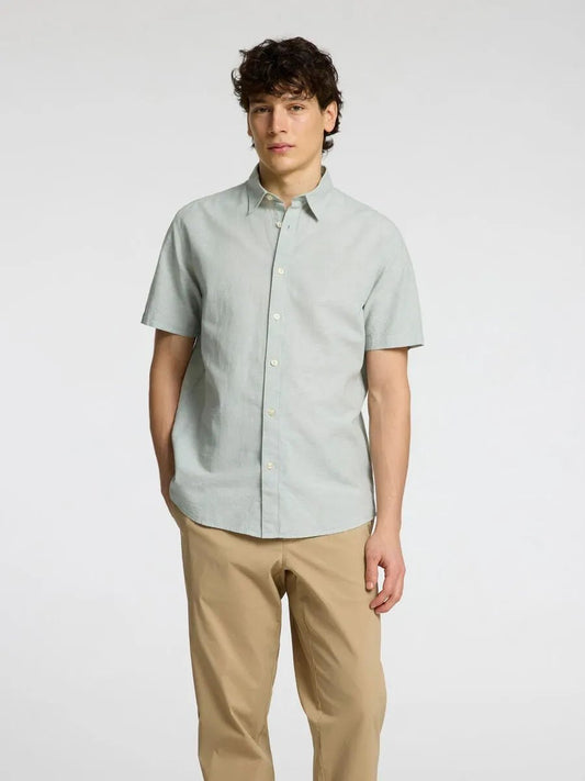 SELECTED HOMME CLASSIC SHORT SLEEVED SHIRT - Smgarment's