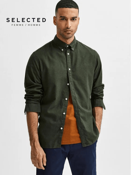 SELECTED HOMME FLANNEL SHIRT LS NOOS - Smgarment's