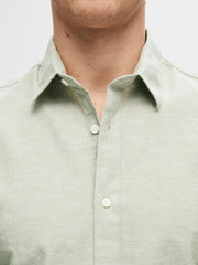 SELECTED HOMME LINEN SLIM CINTREE SHIRT - Smgarment's
