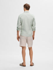 SELECTED HOMME LINEN SLIM CINTREE SHIRT - Smgarment's