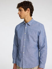SELECTED HOMME LONG SLEEVED LINEN SHIRT - SMgarment's