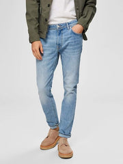 SELECTED HOMME SLHSLIM - LEON L.BLUE ST JEANS W NOOS herr Jeans - Smgarment's
