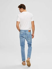 SELECTED HOMME SLHSLIM - LEON L.BLUE ST JEANS W NOOS herr Jeans - Smgarment's
