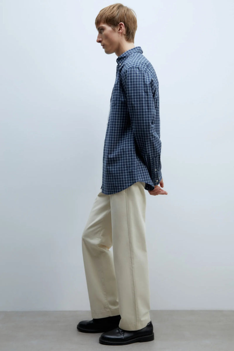 SFERA MEN Checked Poplin Regular Fit Shirt - Smgarment's