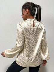 SHEIN CURVE Leopard Printed Top - Smgarment's